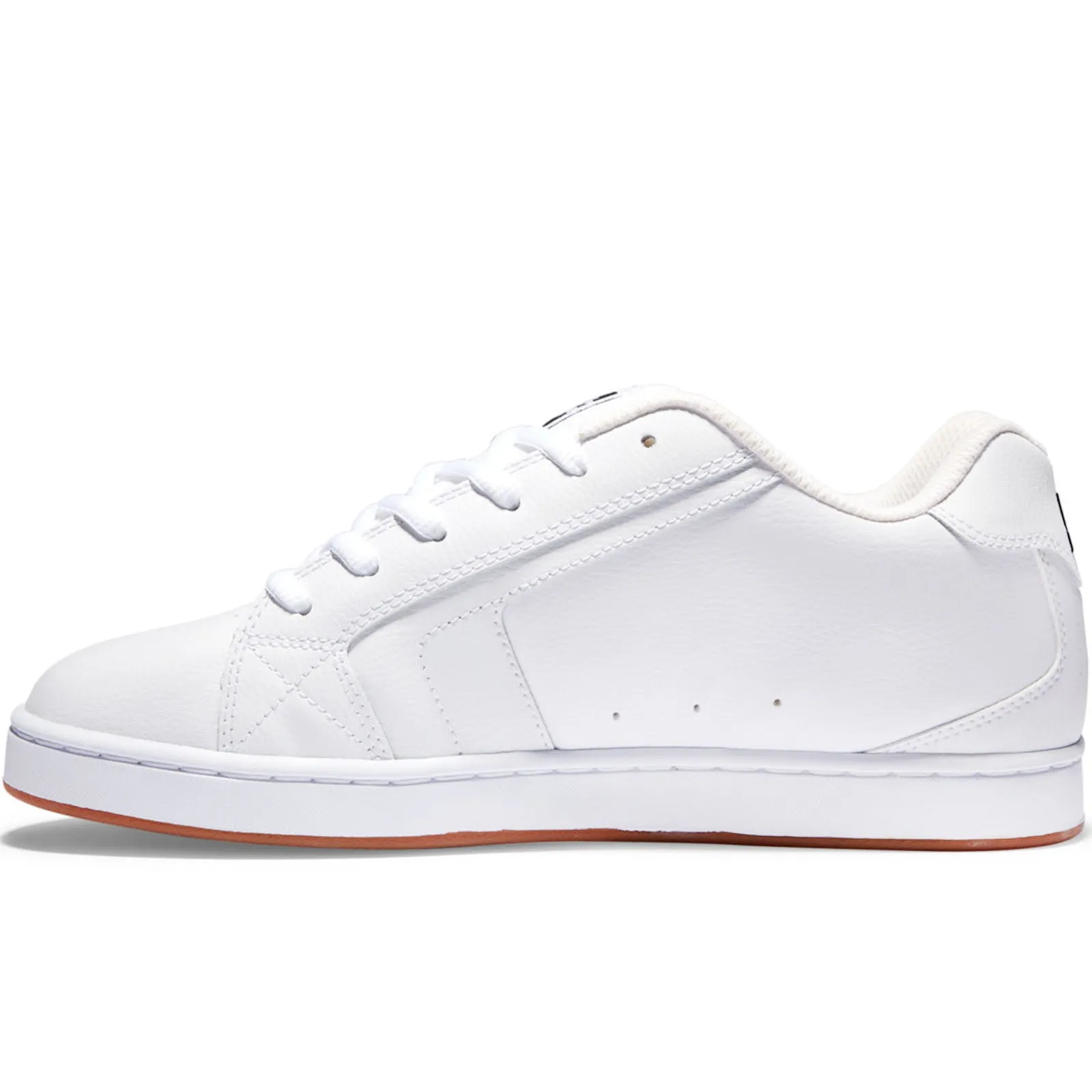 DC Shoes Mens Net Leather Low Rise Trainers