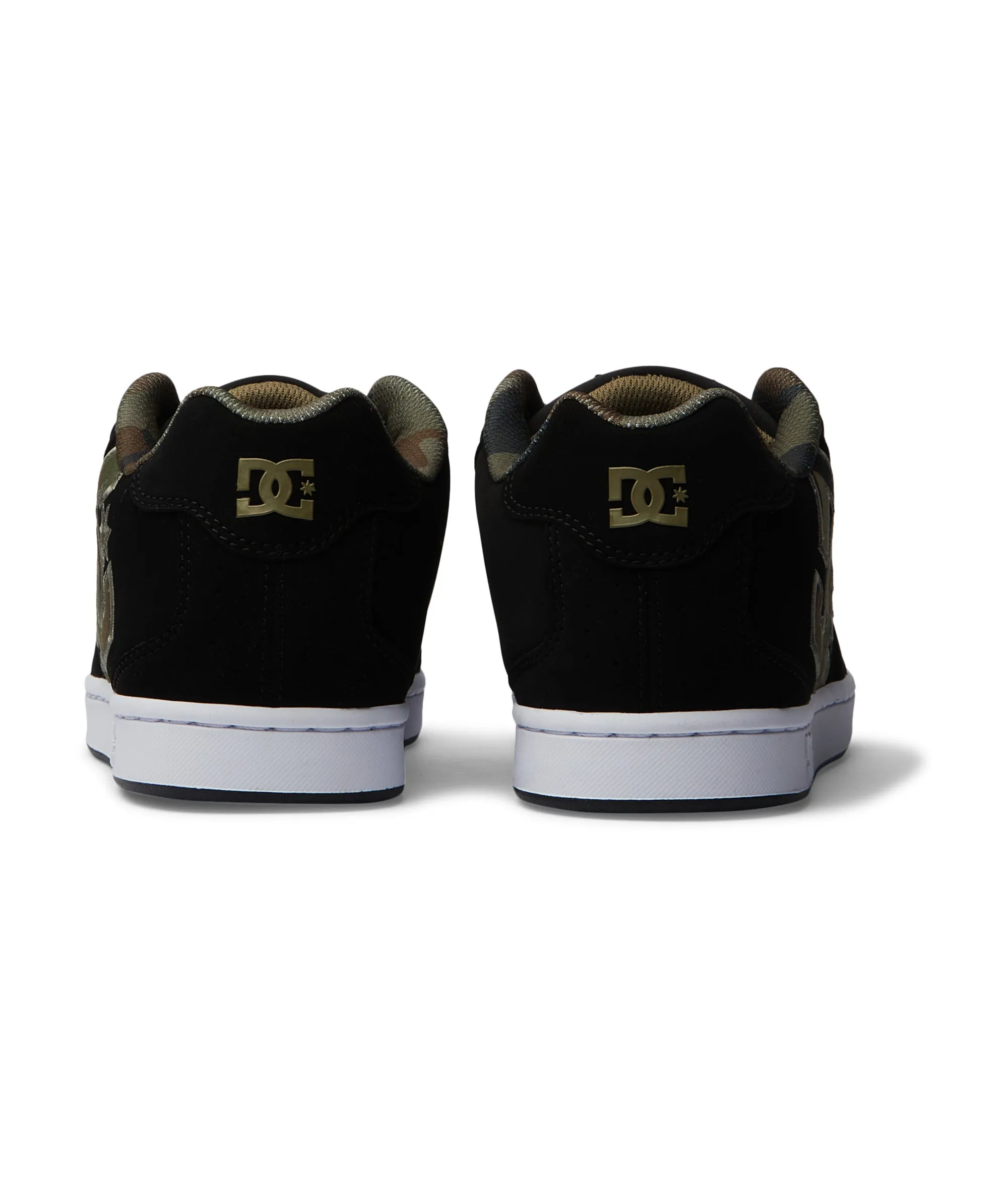 DC Shoes Mens Net Leather Low Rise Trainers