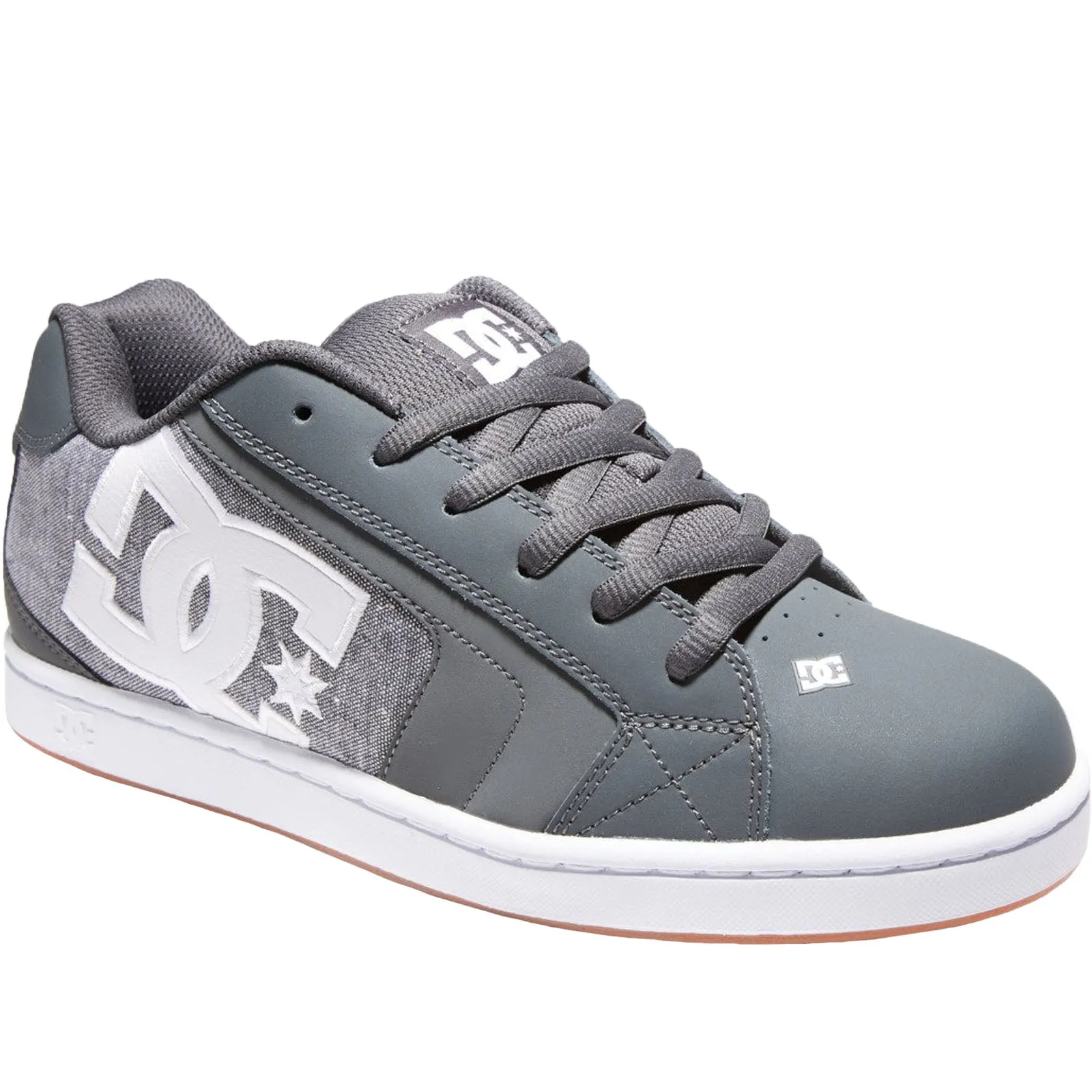 DC Shoes Mens Net Leather Low Rise Trainers