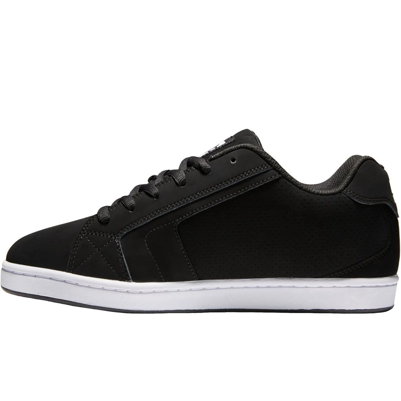 DC Shoes Mens Net Leather Low Rise Trainers