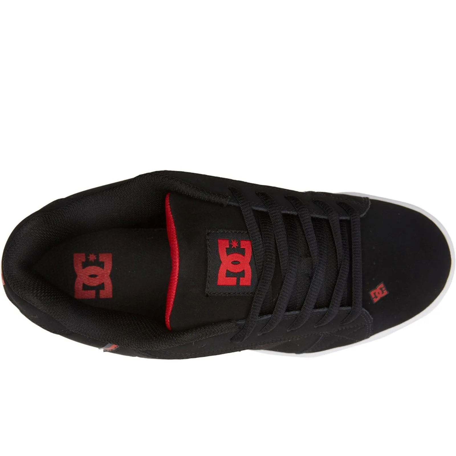 DC Shoes Mens Net Leather Low Rise Trainers