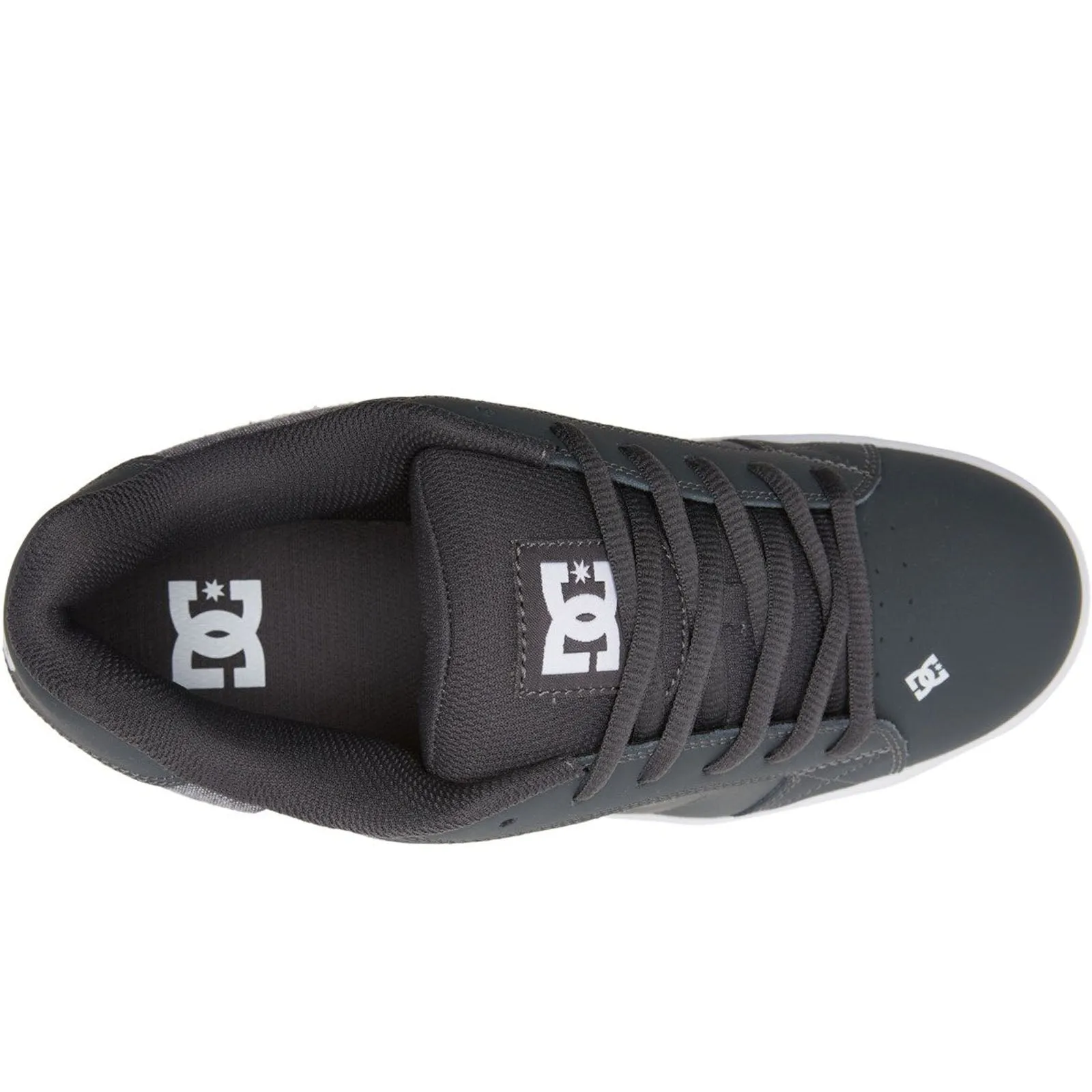 DC Shoes Mens Net Leather Low Rise Trainers