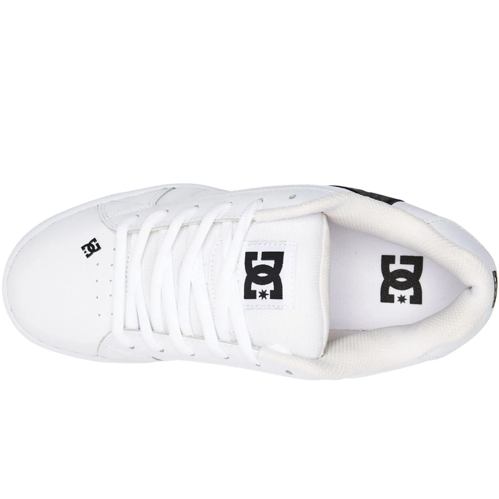 DC Shoes Mens Net Leather Low Rise Trainers