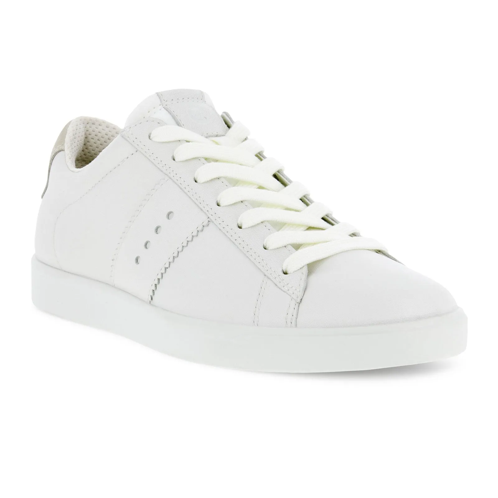 ECCO Street Lite Retro Sneaker (Women) - White/Shadow White