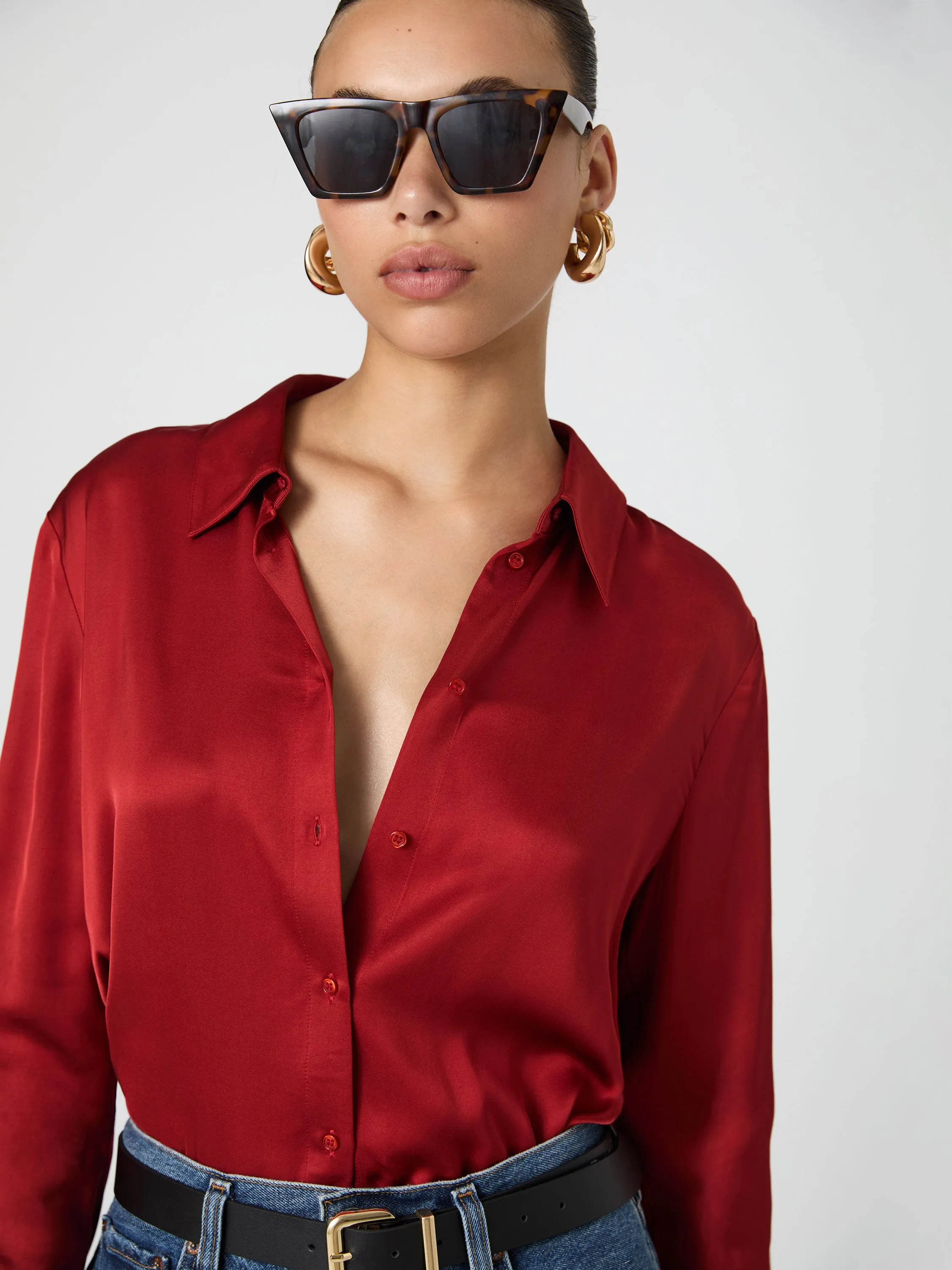 Ennis Satin Shirt