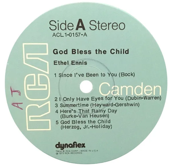 Ethel Ennis - God Bless The Child (LP, Comp, RM, Dyn) (VG )