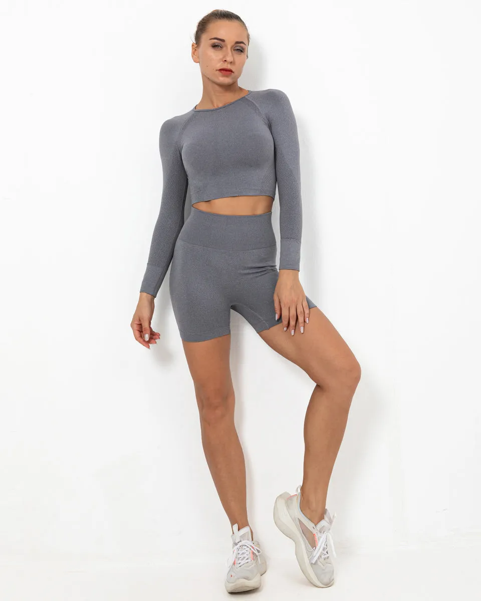 Felicity Seamless Shorts - Grey