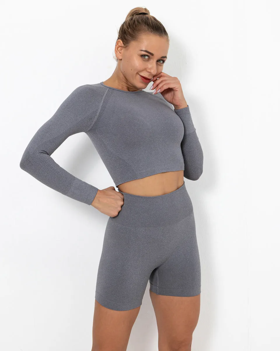 Felicity Seamless Shorts - Grey