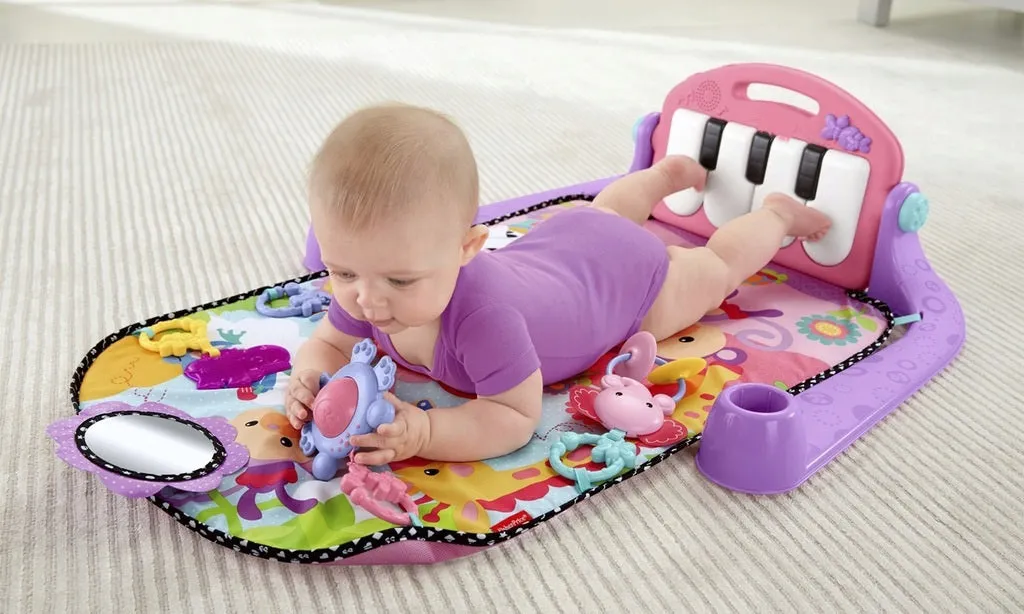 Fitch Baby Baby Kick And Piano Play Mat (Pink)