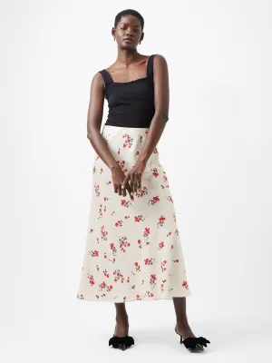 Floramour Ennis Satin Maxi Skirt