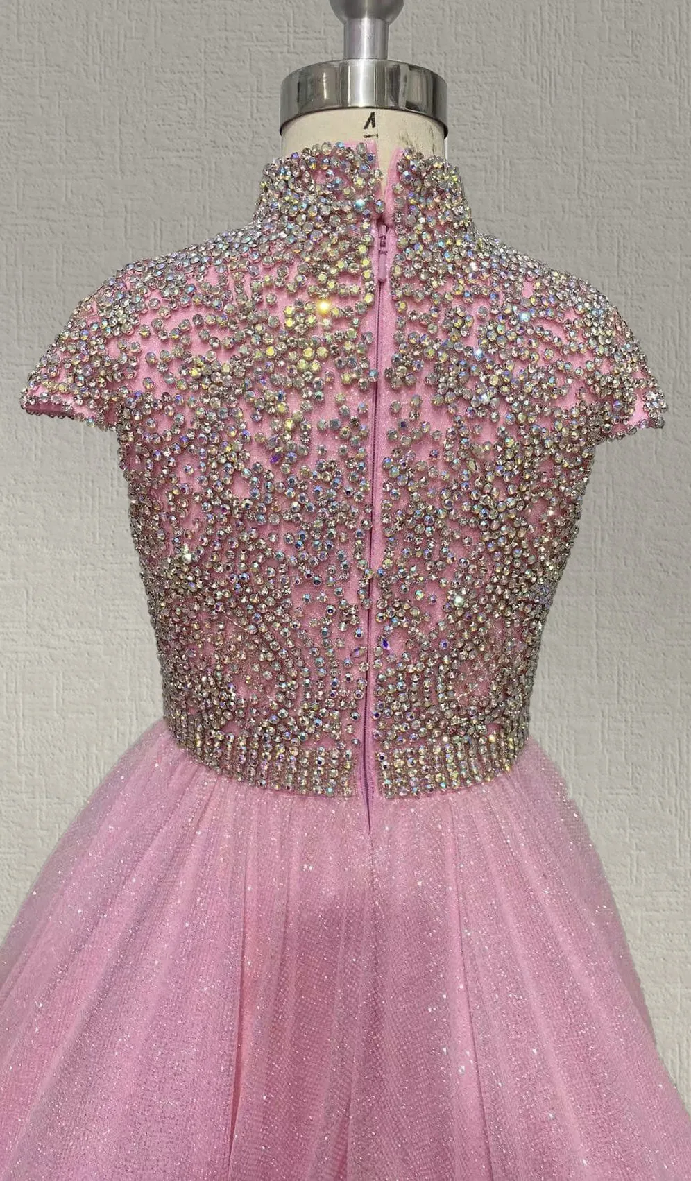 Flower Girls Glitter Pink Stunning Pageant Dress