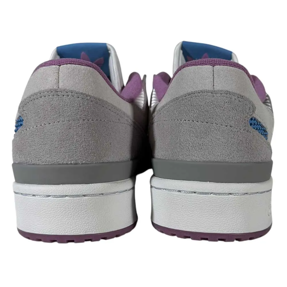 Forum 84 Low Adidas Skateboarding Gray Lavender Ice Blue Leather Shoes Footwear