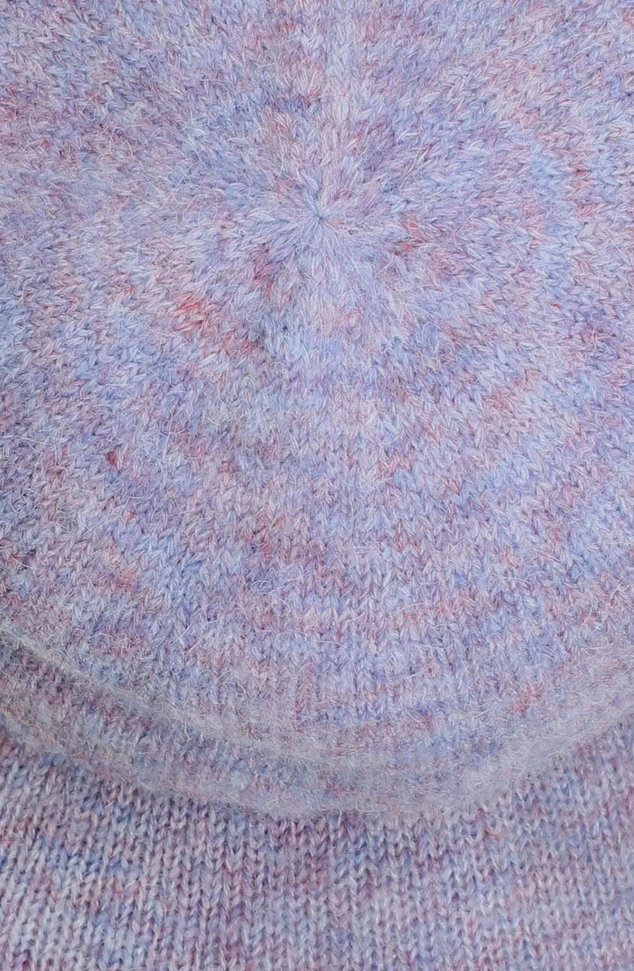 Fraas Knitted Wool Blend Cap Lilac