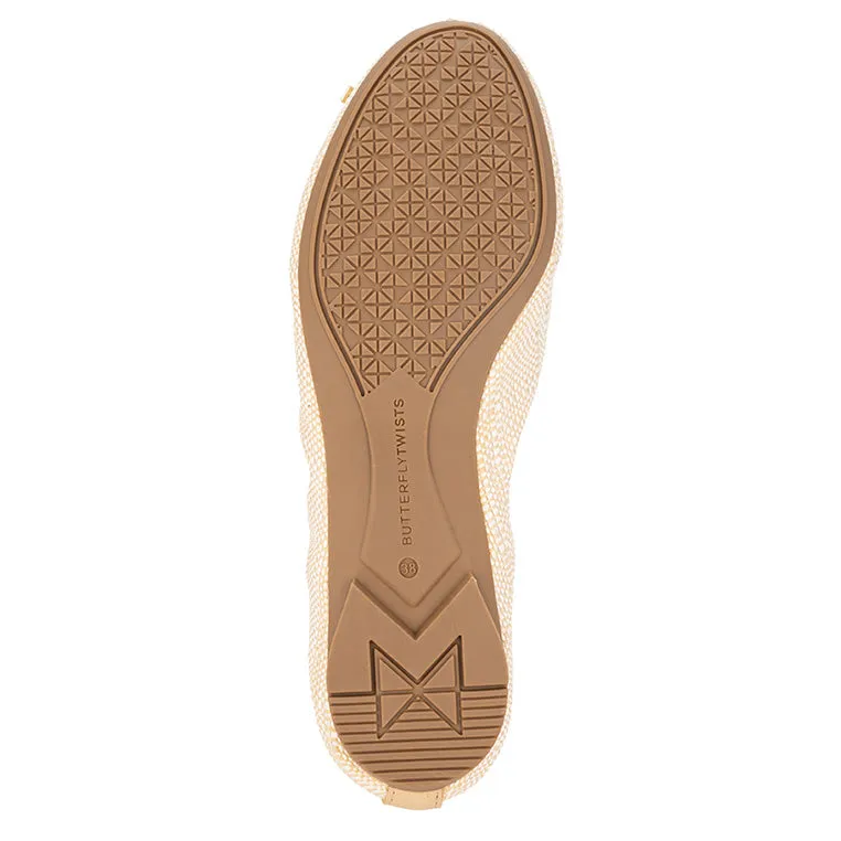 FRANKIE Ballet Flat Shoes - Natural