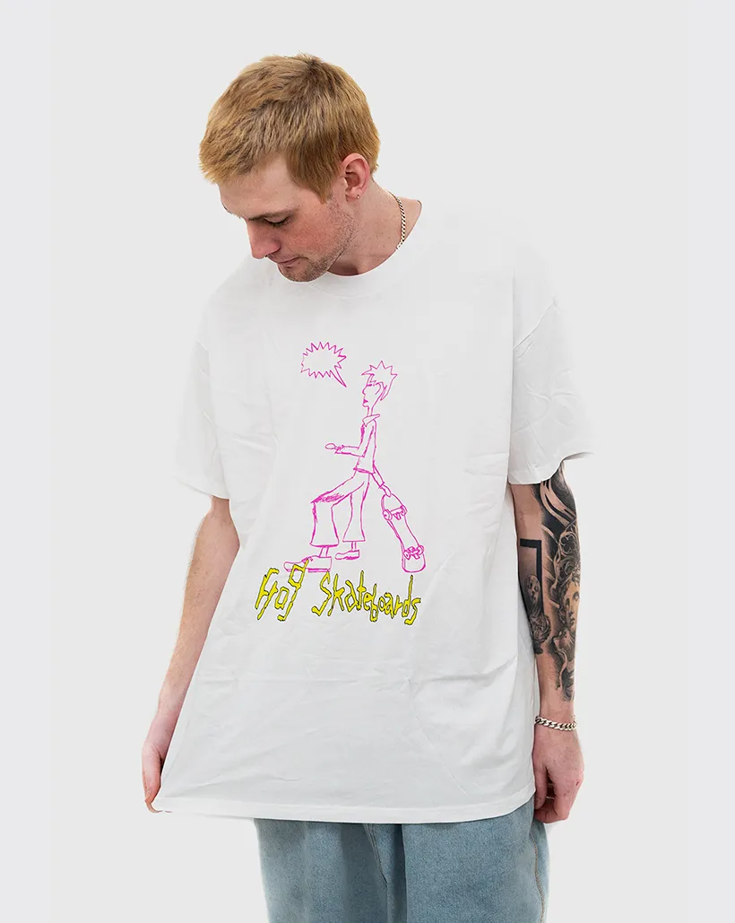 Frog Skater Shirt - White