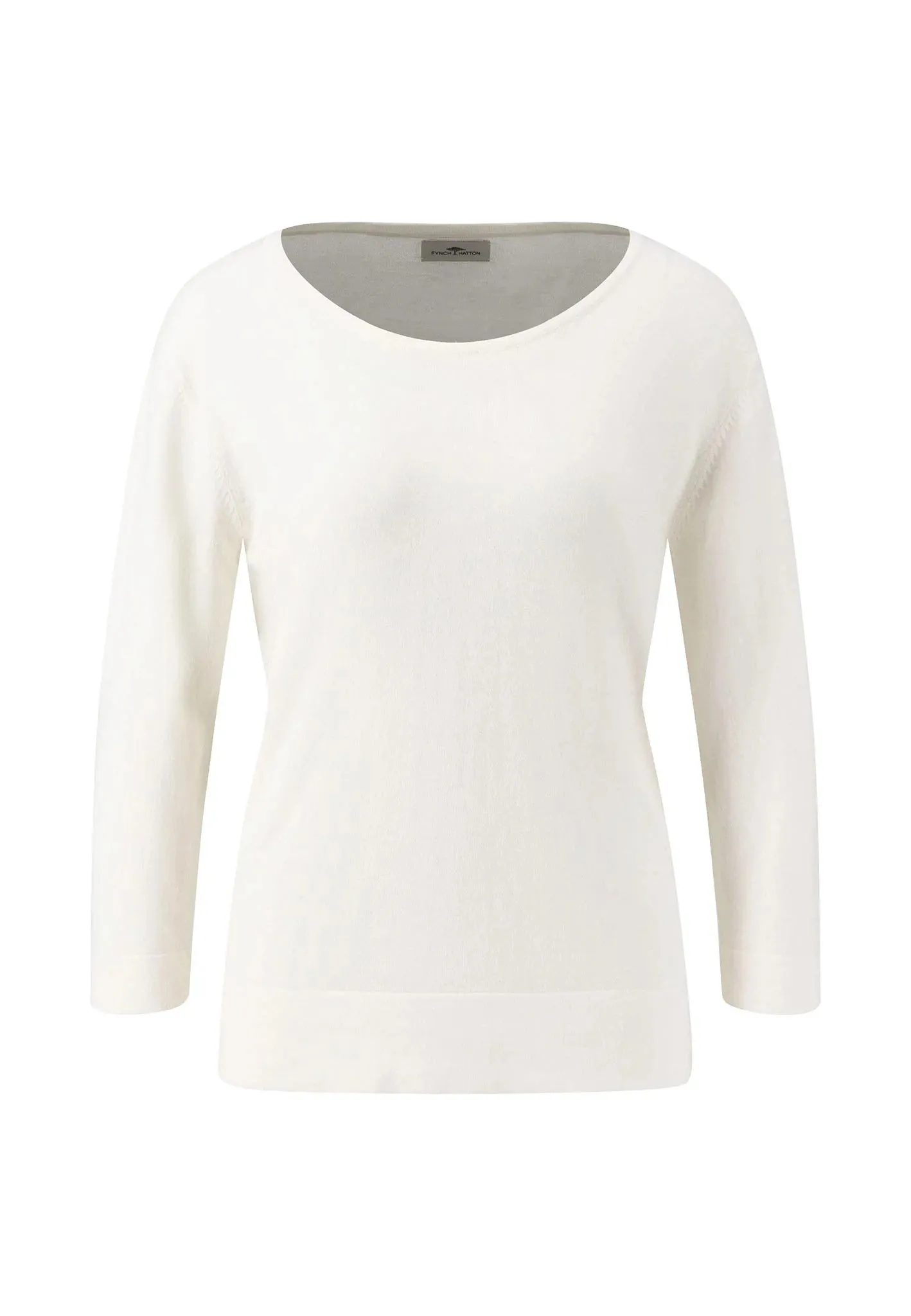 Fynch Hatton Knitted Sweater Off-white