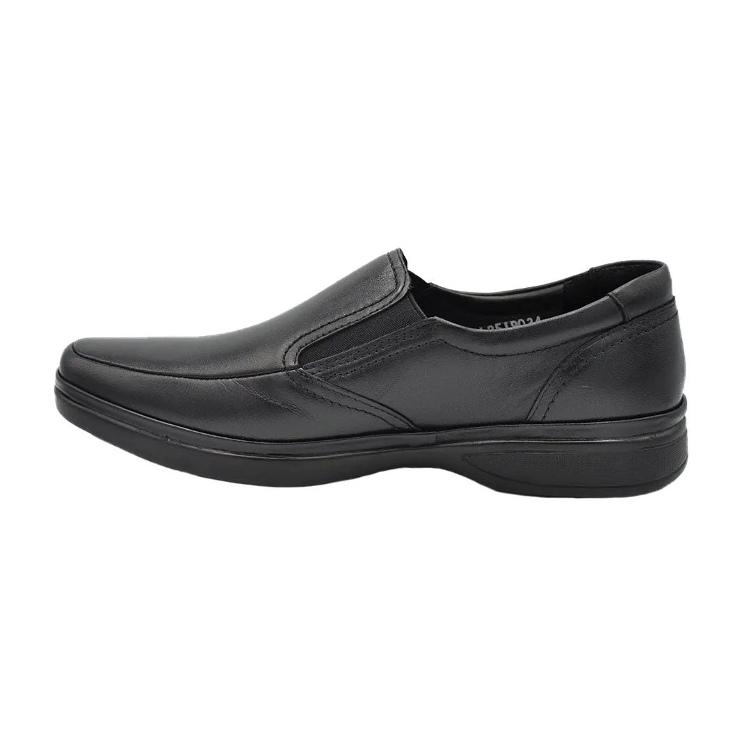 Gavel Dylan Lambskin Black Leather Shoes