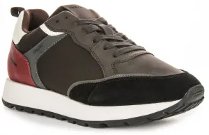 Geox U Partenio B In Brown Black For Men