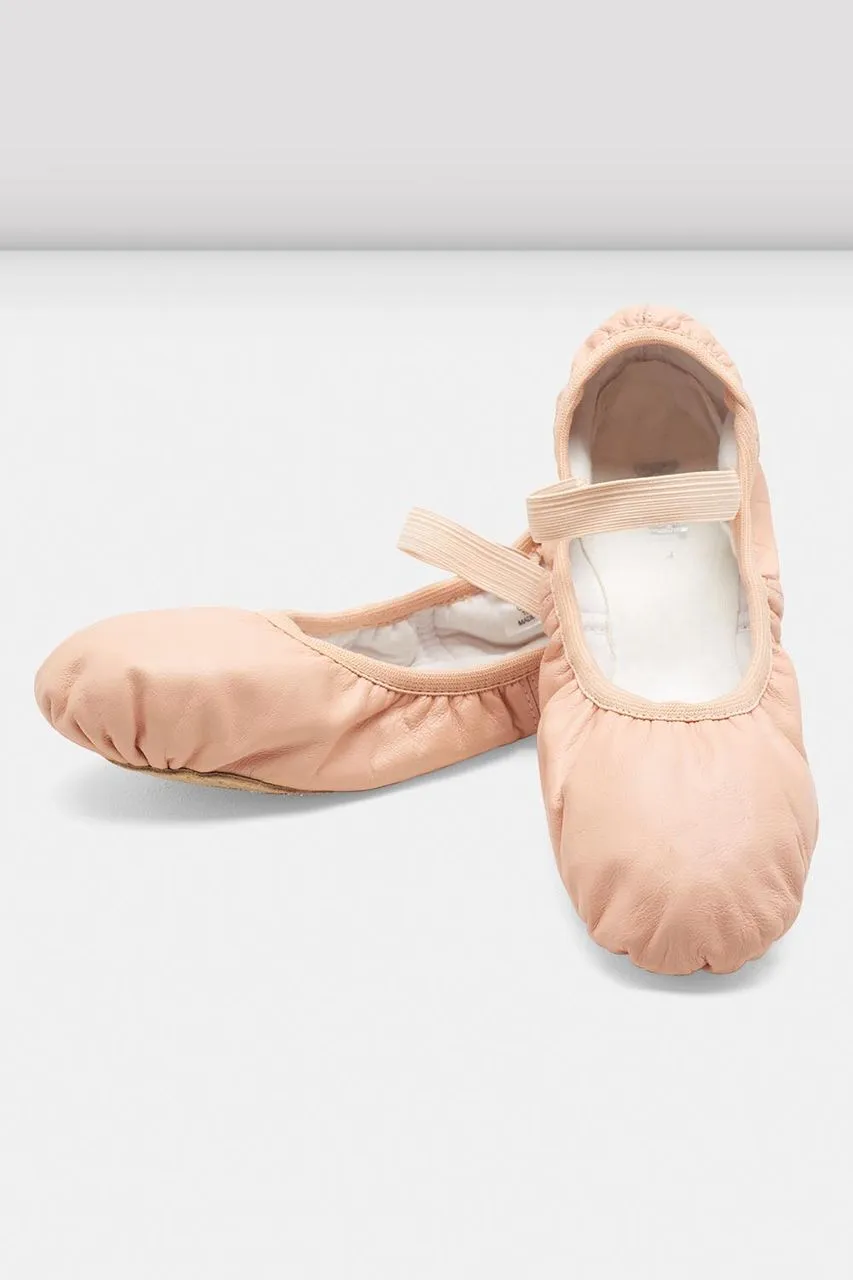 Girls Giselle Leather Ballet Shoes