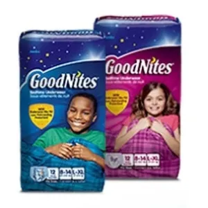 GOODNITES 41313 Bedtime Pants, Pack of 14