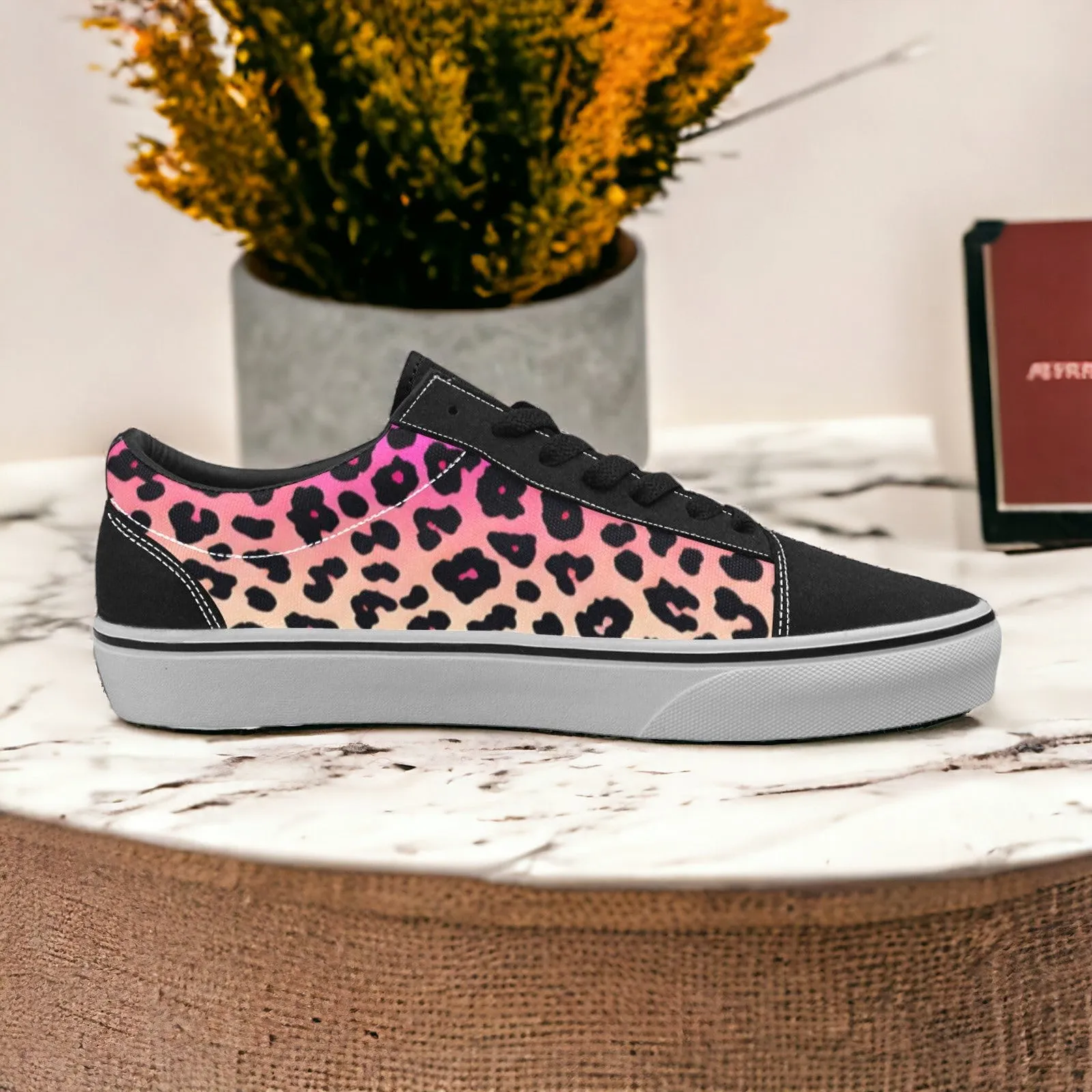 Gradient Leopard Print Men