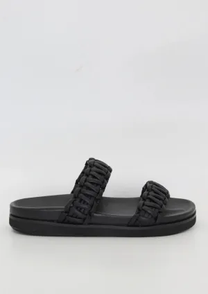 Harlow Sandal - Black Leather