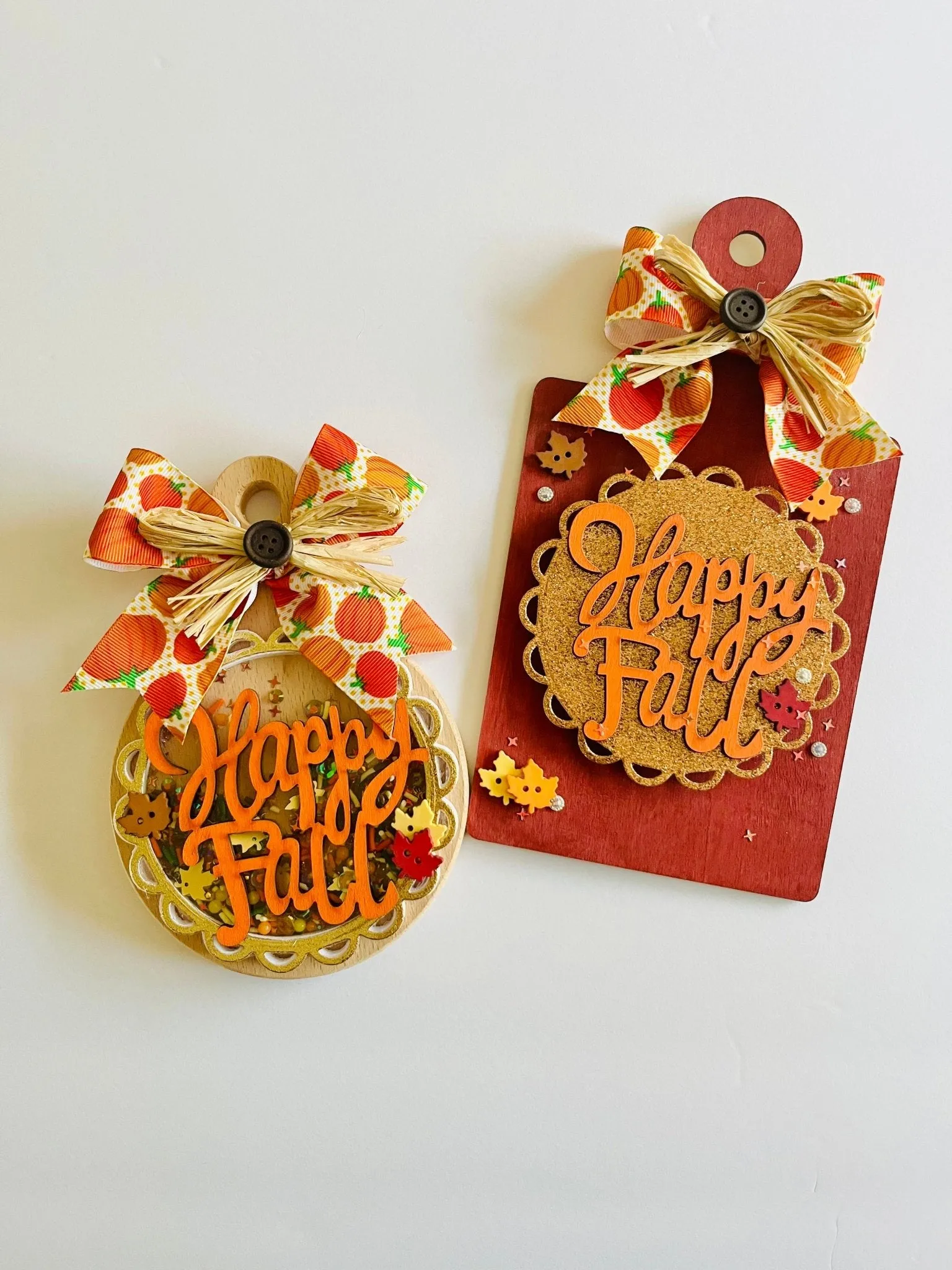 Hello Autumn Theme Buttons