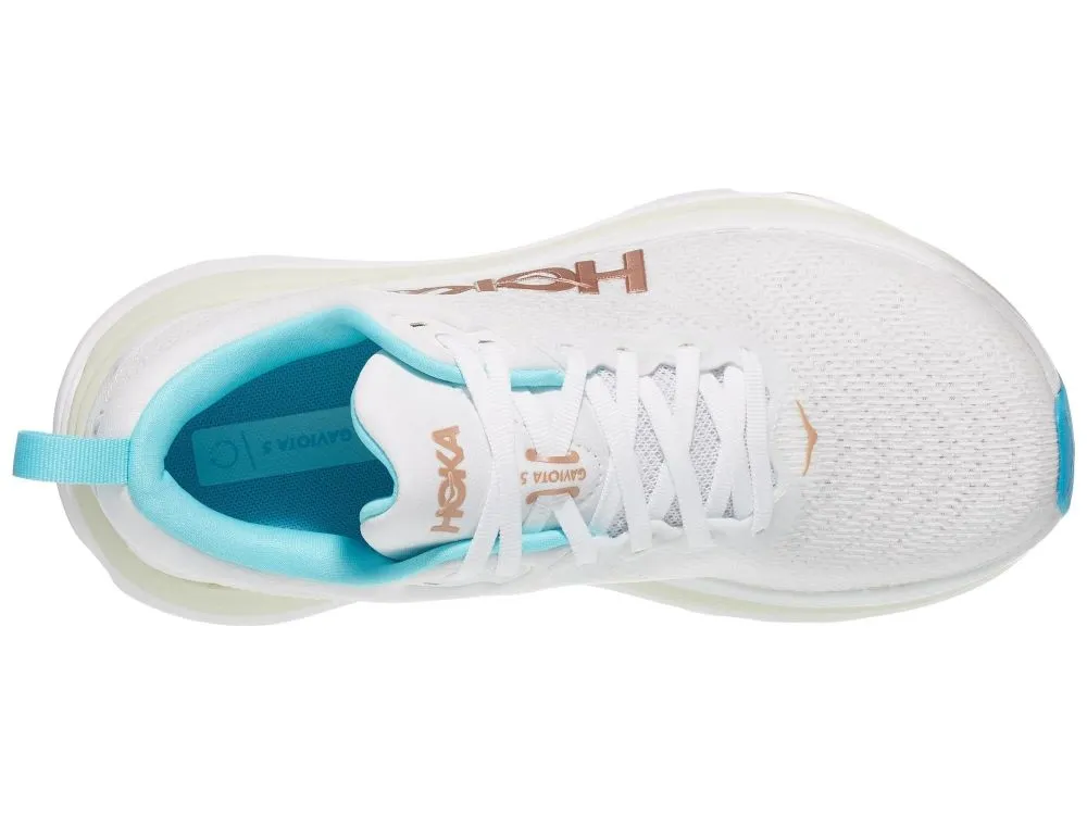 'HOKA' Women's Gaviota 5 - Frost / Rose Gold