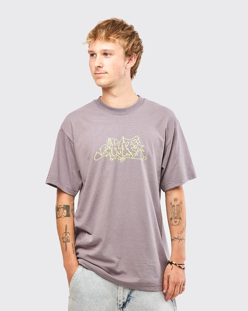 Huf Outlines Shirt - Light Plum