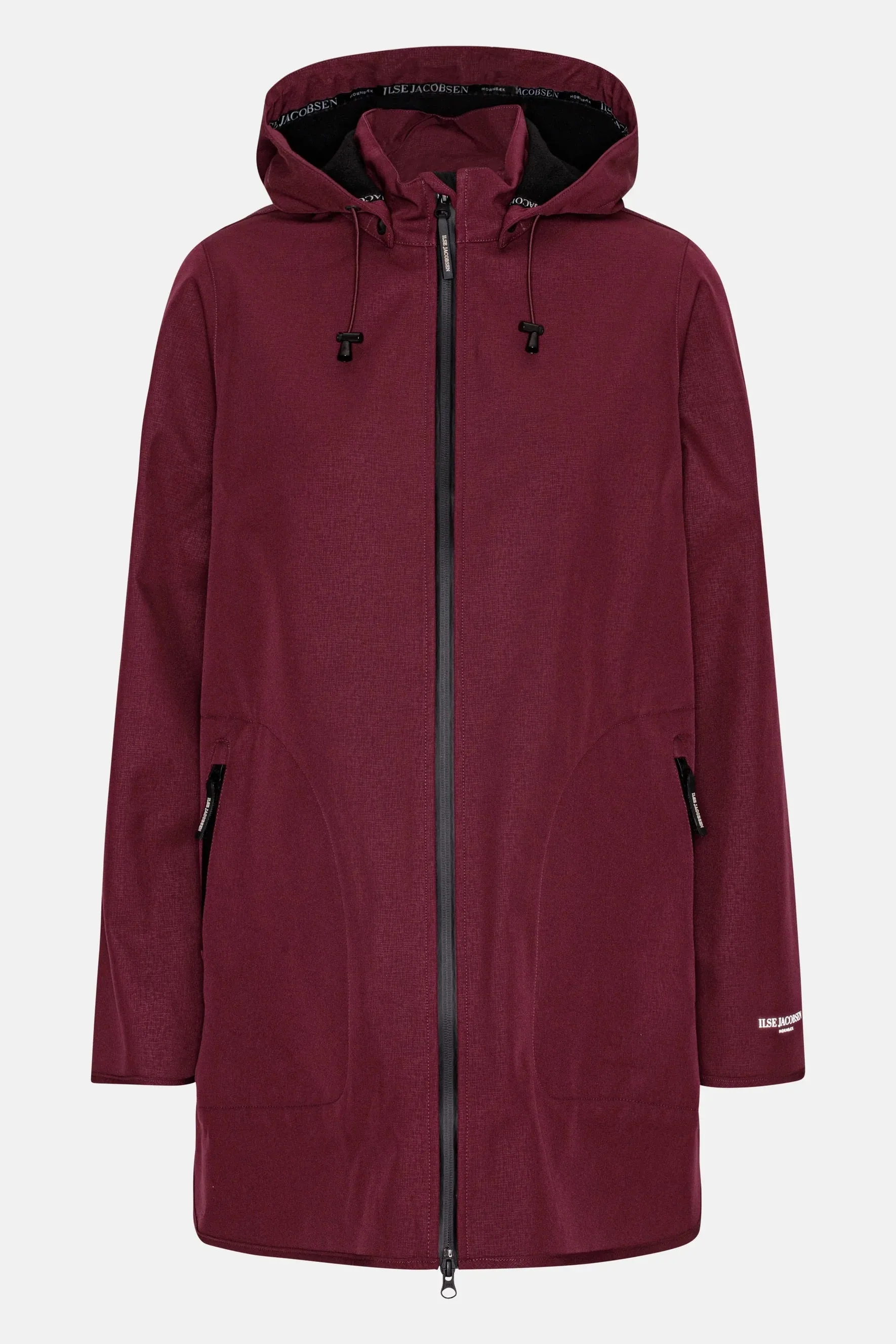 Ilse Jacobsen Rain 135 Raincoat Maroon Banner