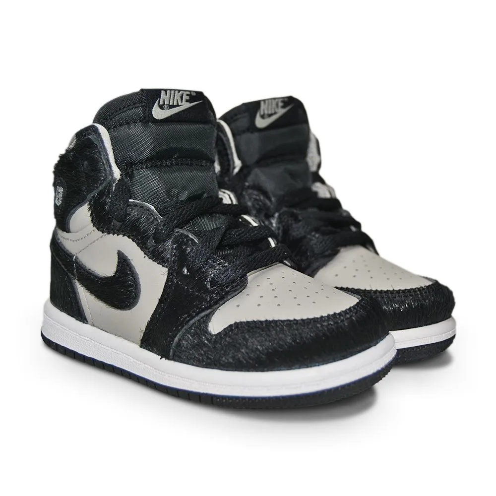 Infants Nike Jordan 1 Retro High OG (TD) - FB1313 001 - Medium Grey Black White