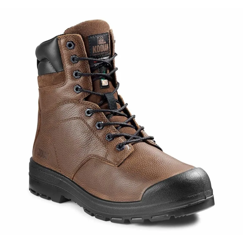 Kodiak Greb Men's 8" Steel Toe Work Boot KD0A4TH3BRN - Brown