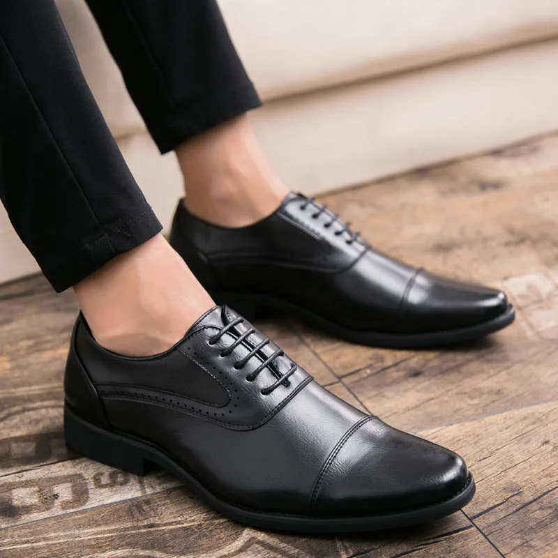 Korean Business Dress Retro Oxford Leather Shoes