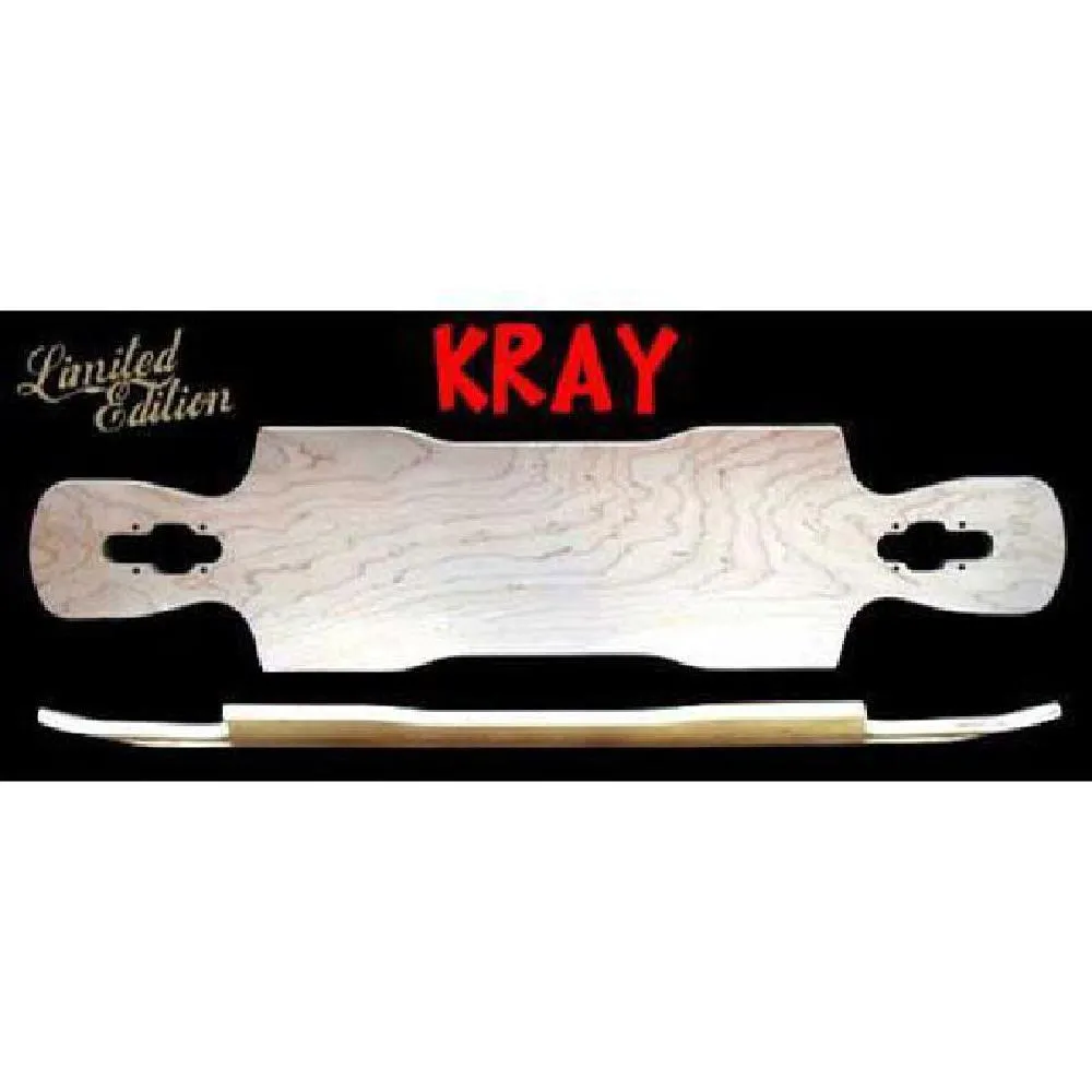 Kray Drop Through Double Kick Maple Longboard 38" - Deck