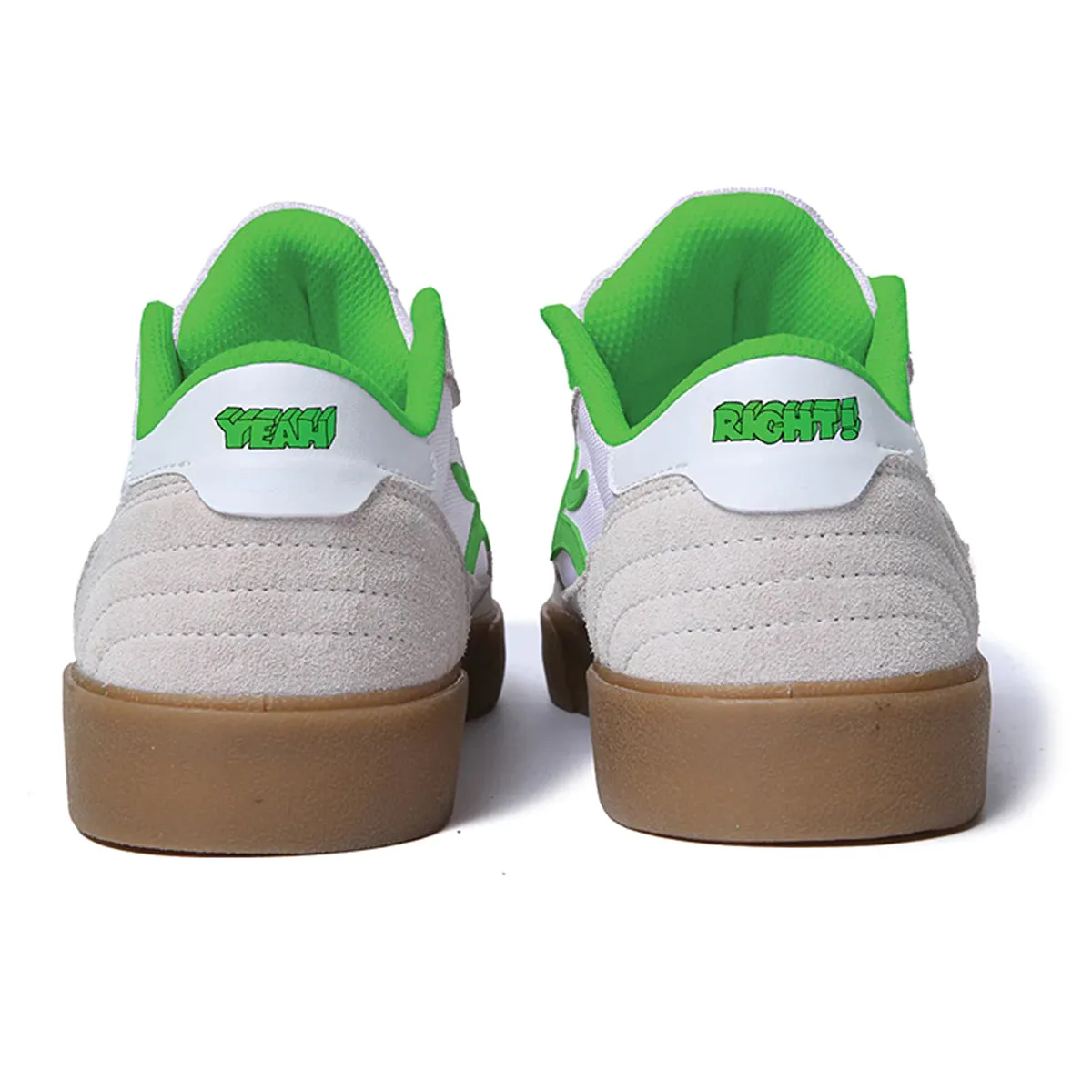 Lakai Cambridge "Yeah Right" - White/Gum/Lime