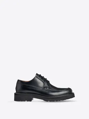 Leather derby shoes