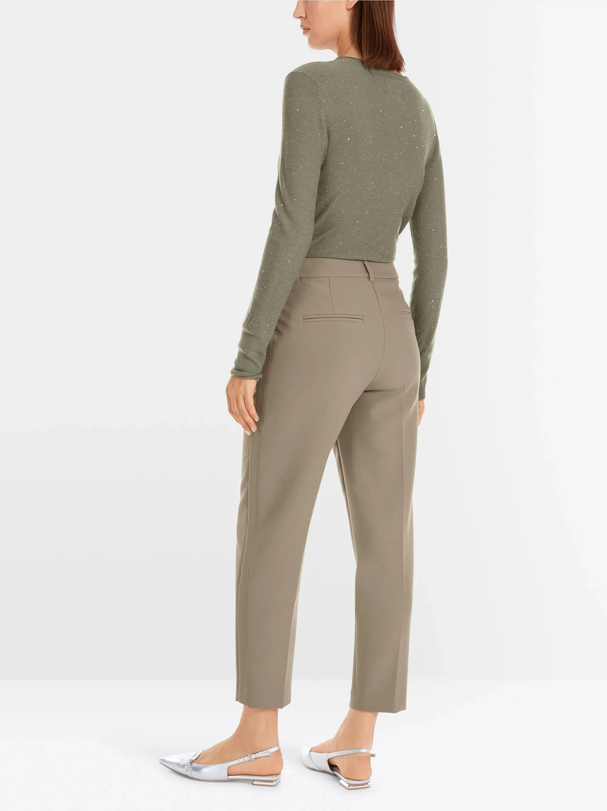 Marc Cain Fordon Cropped Trouser Sage