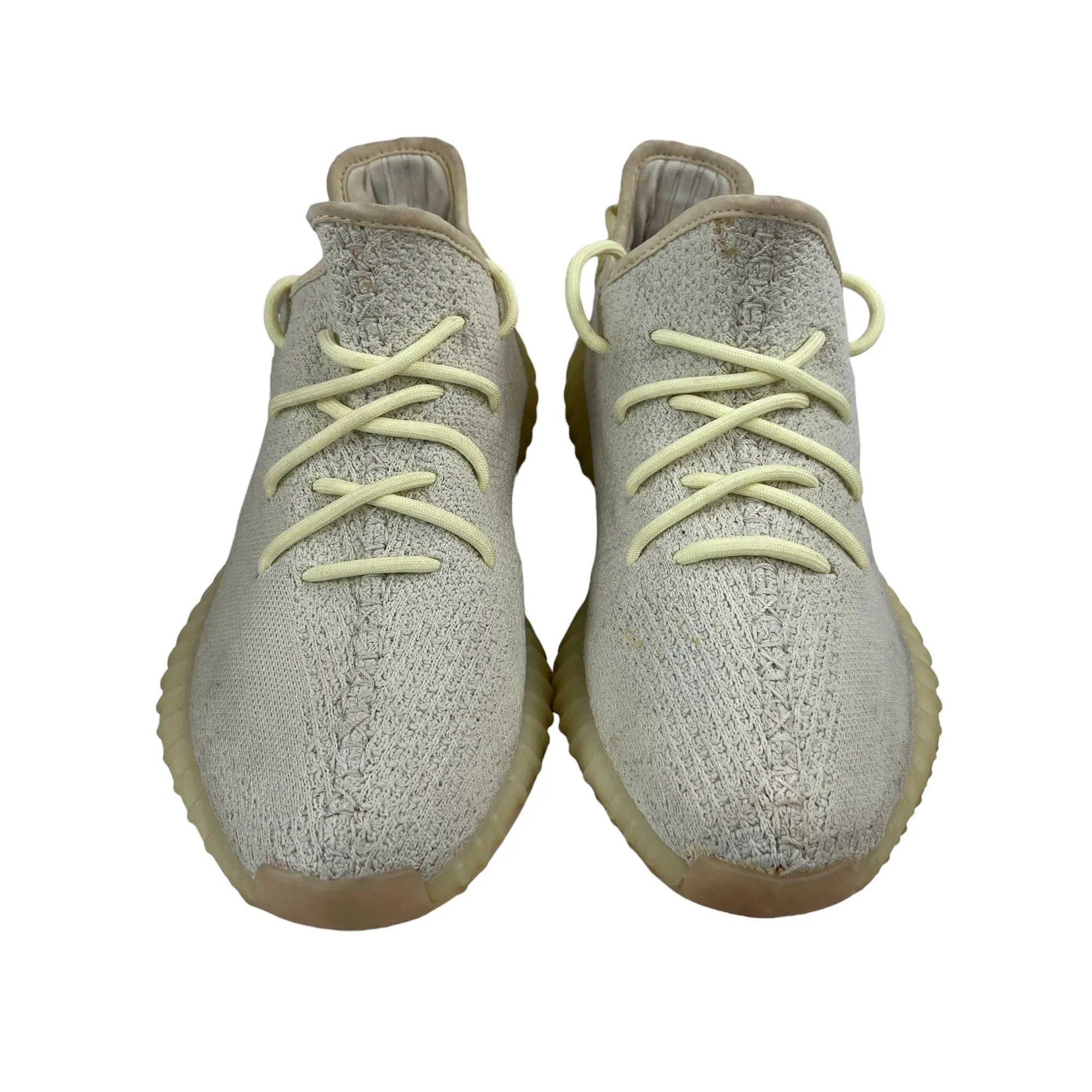 Men's 350 V2 Butter Low Trainers Yellow Size EU 43.5 / UK 9.5