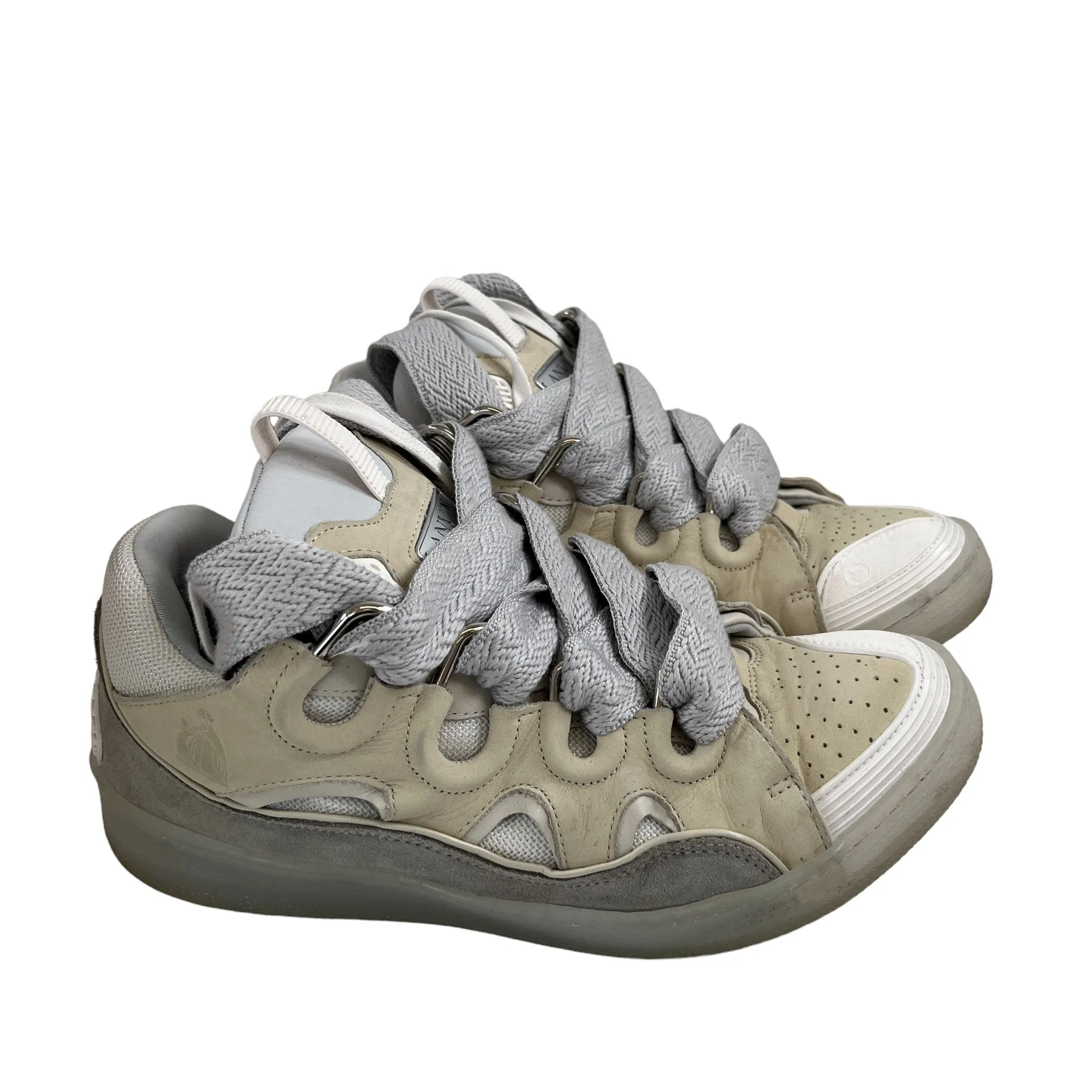 Men's Curb Low Trainers Grey Size EU 43 / UK 9