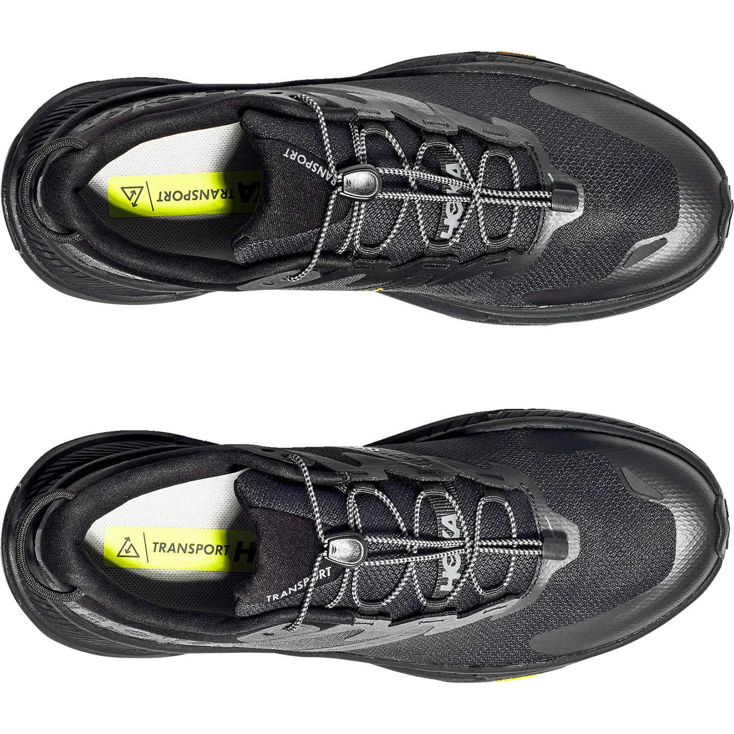 Men's Hoka Transport Black/Black Mesh