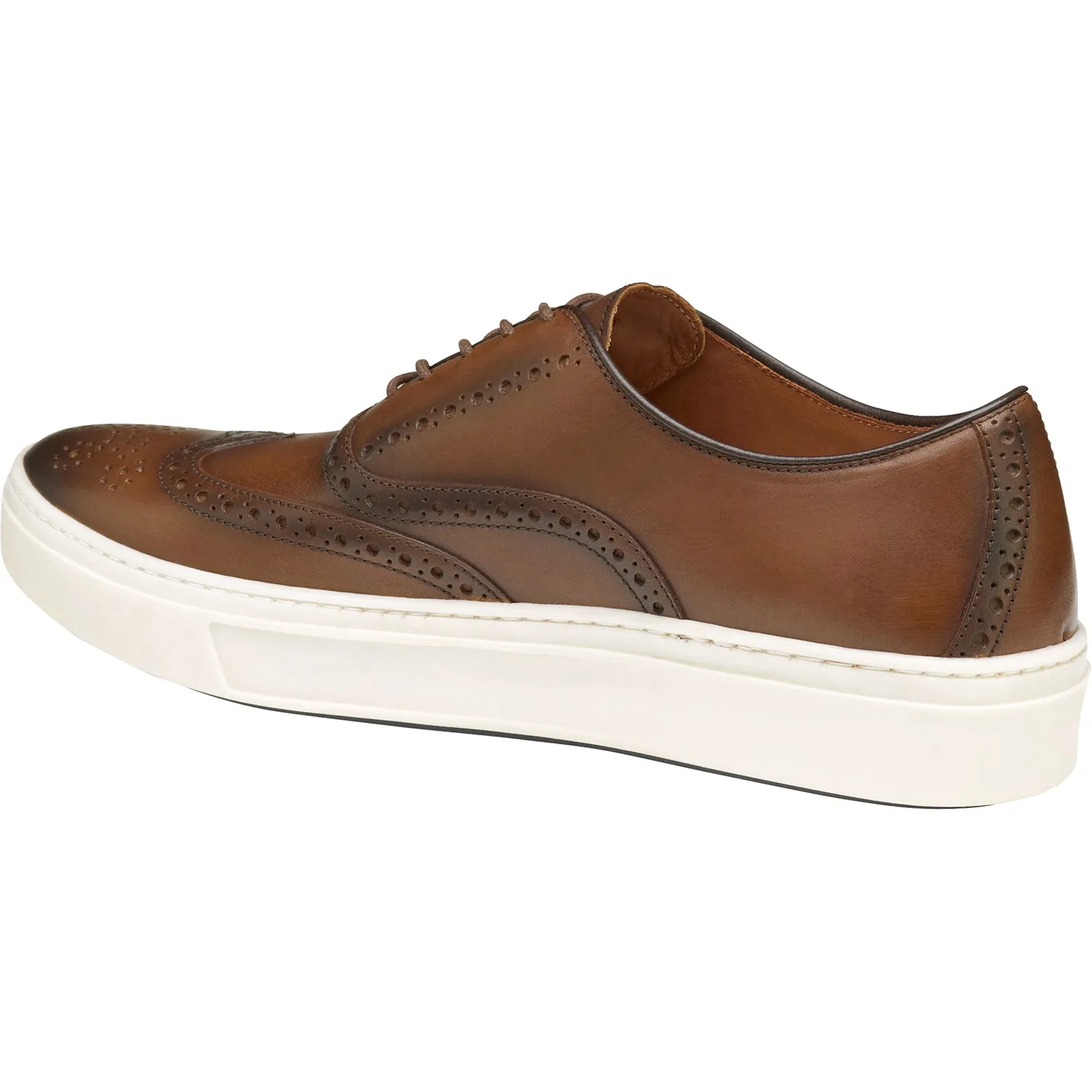 Men's Johnston & Murphy Hollins Wingtip Tan Full Grain Leather