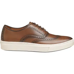 Men's Johnston & Murphy Hollins Wingtip Tan Full Grain Leather