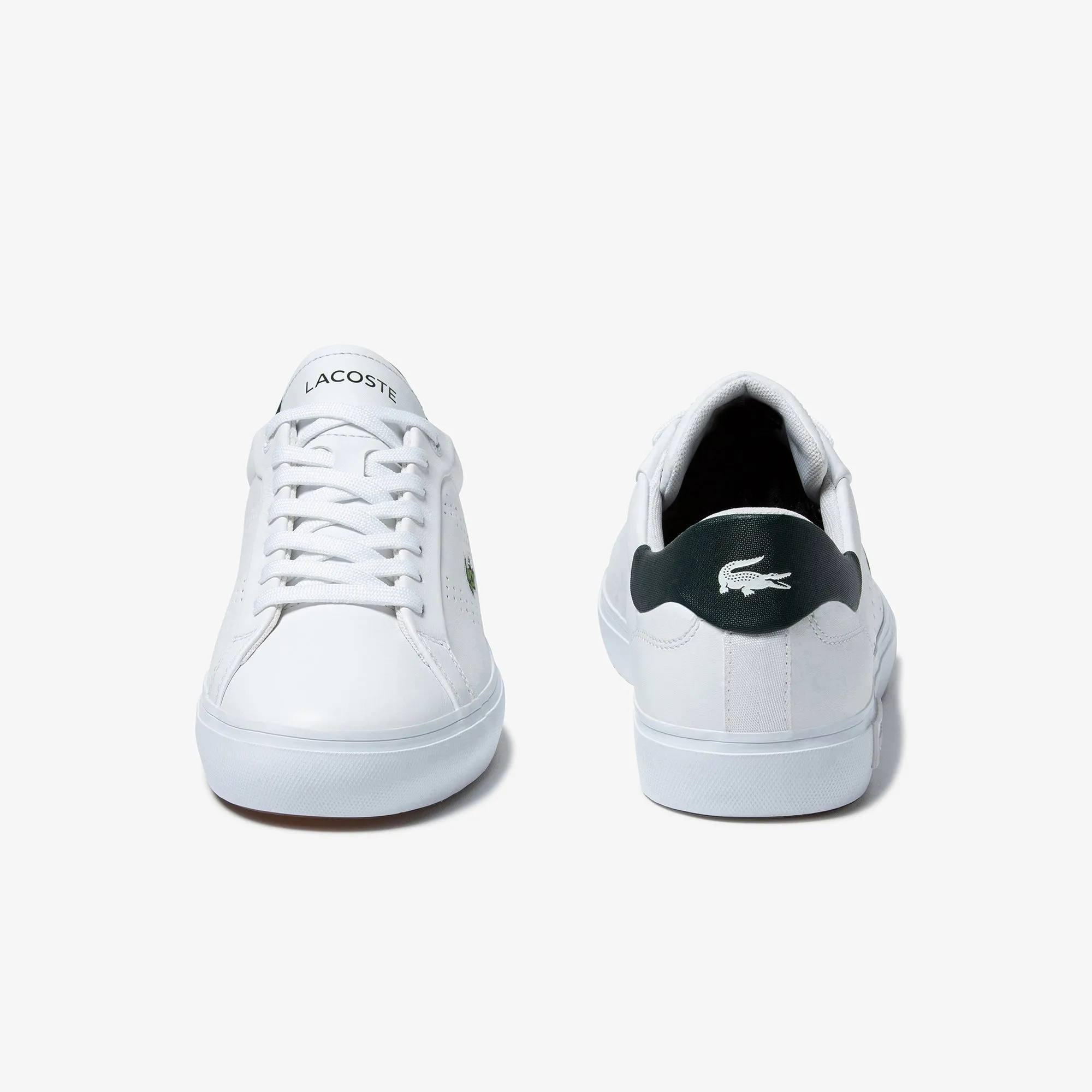 Men's Lacoste Powercourt 2.0 0321 SMA (White/Dark Green)