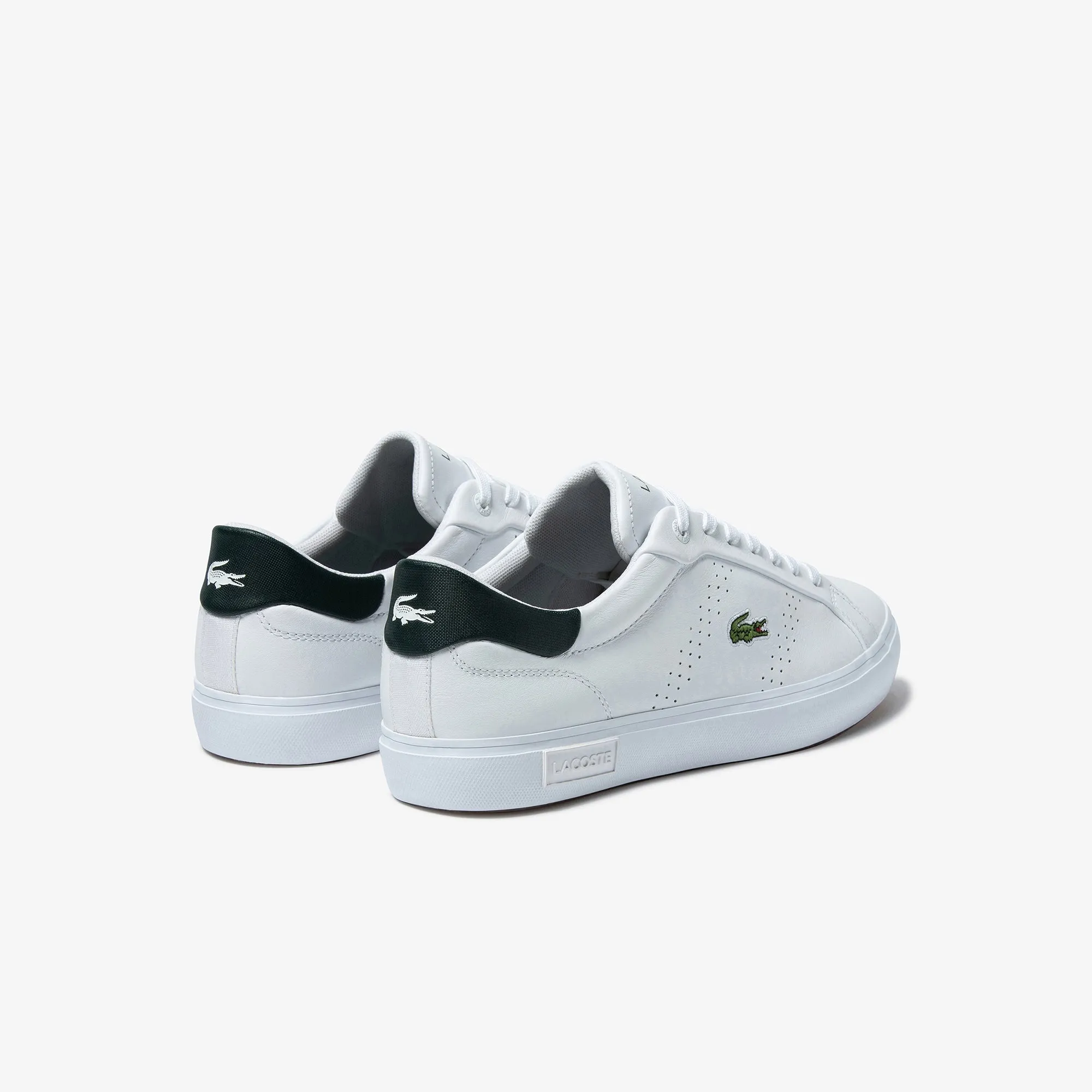 Men's Lacoste Powercourt 2.0 0321 SMA (White/Dark Green)