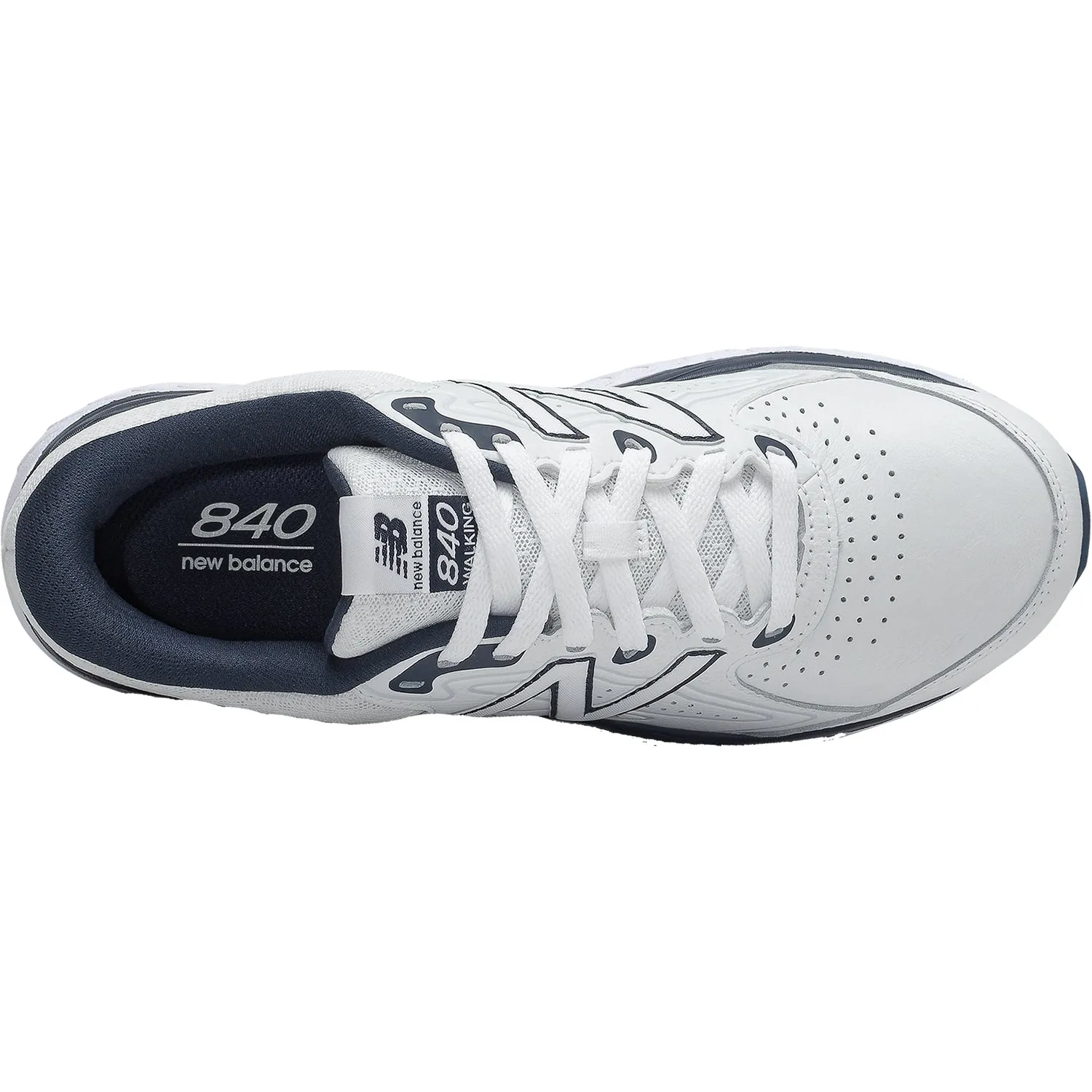 Men's New Balance MW840NR3 White/Indigo Leather