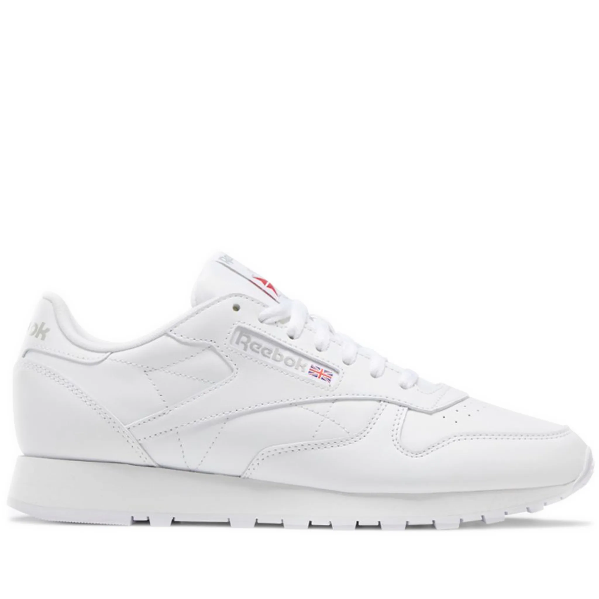 Men's Reebok Classic Leather Shoes - Ftwr White/Ftwr White/Pure Grey 3