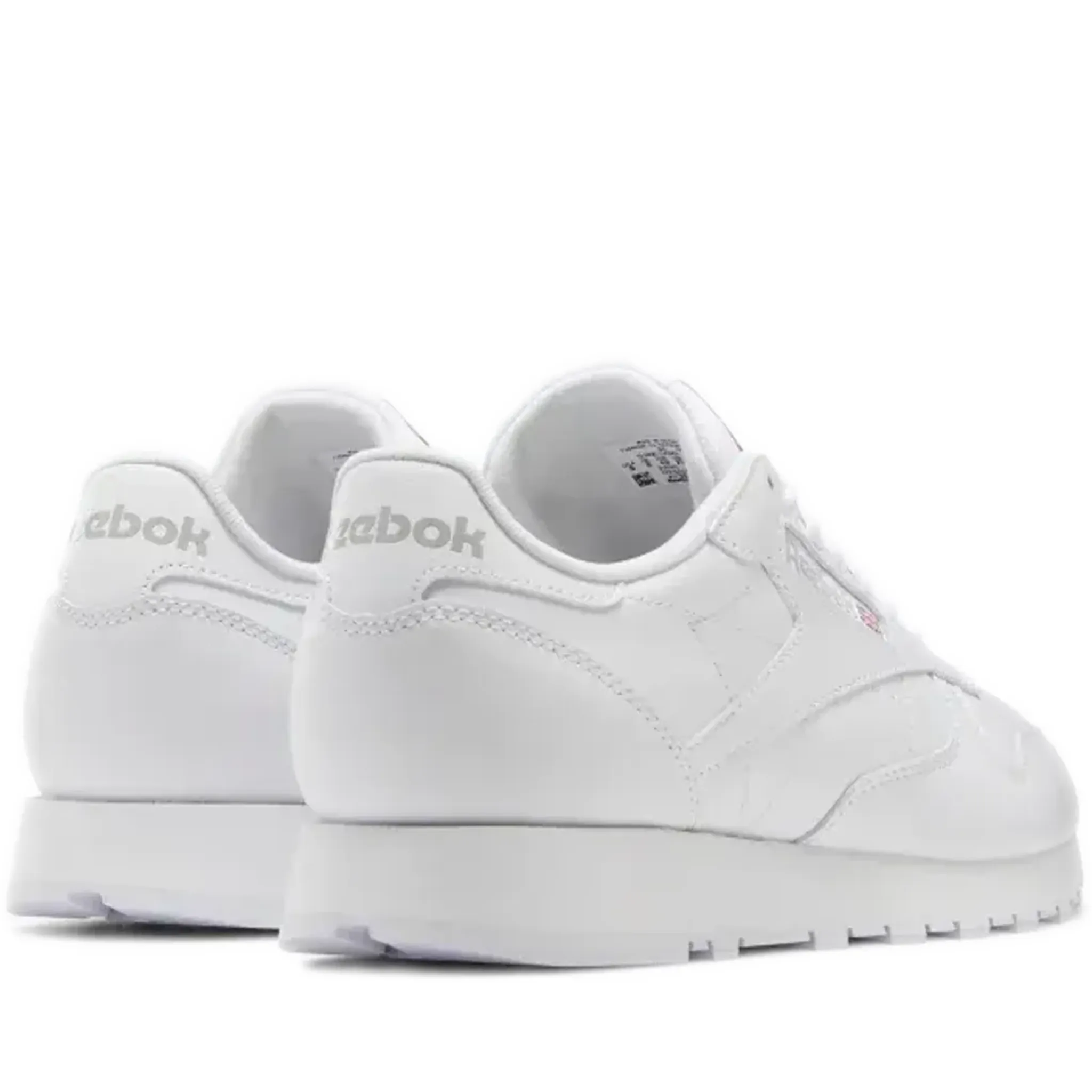 Men's Reebok Classic Leather Shoes - Ftwr White/Ftwr White/Pure Grey 3