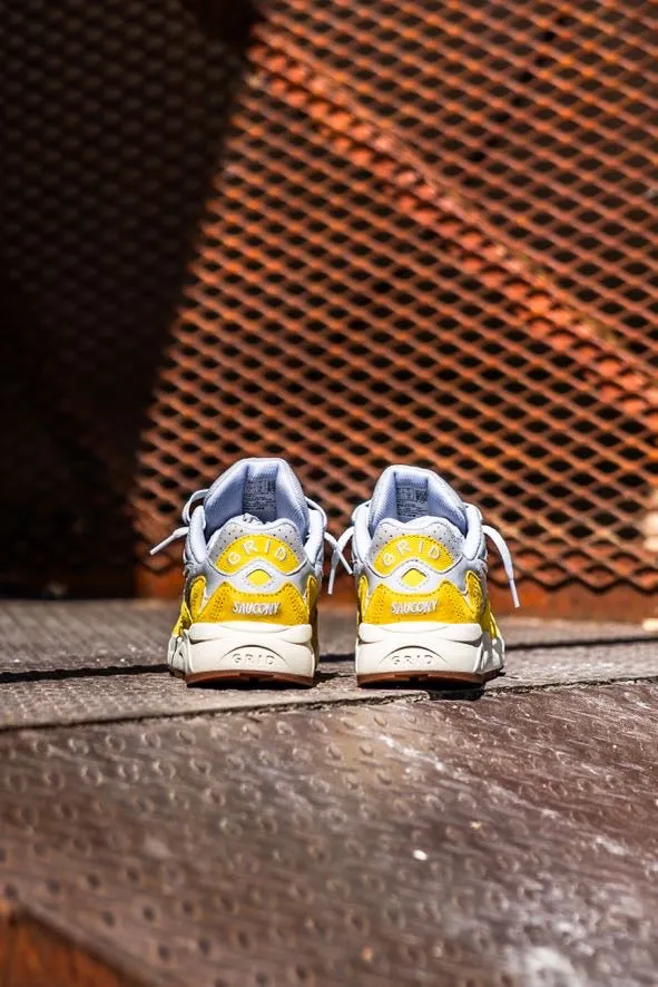 Mens Saucony Grid Shadow 2 (White/Yellow)