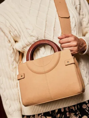 Micro Kayamb Vegan Leather Shoulder Bag | Latte