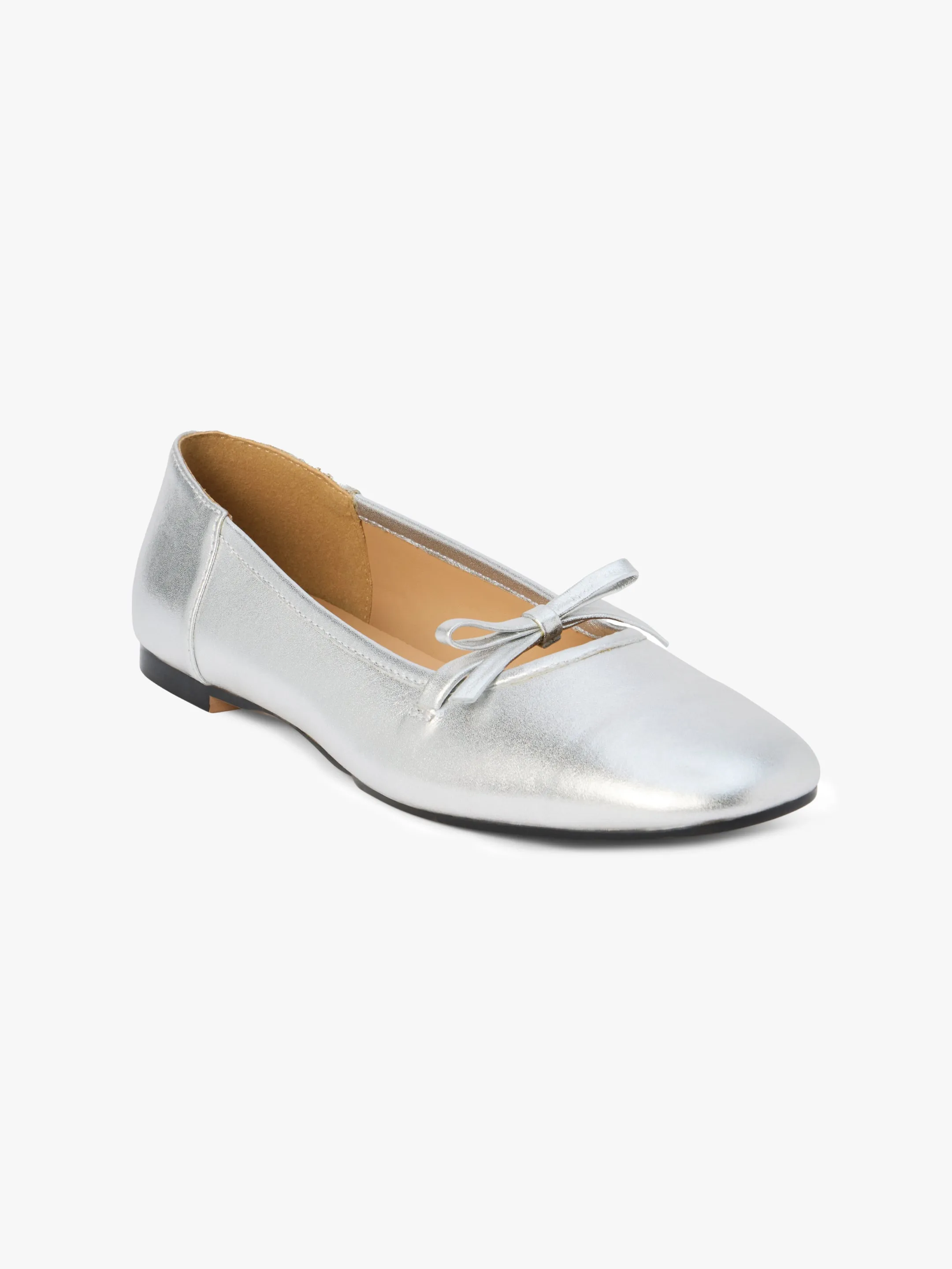 Missy Ballet Flat - Silver